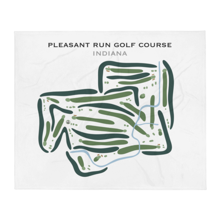 Pleasant Run Golf Course, Indiana - Printed Golf Courses