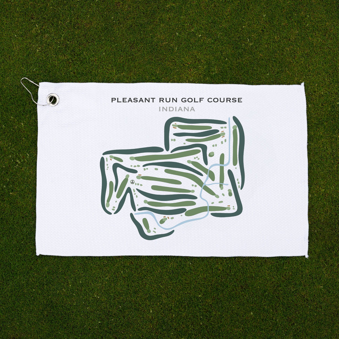 Pleasant Run Golf Course, Indiana - Printed Golf Courses