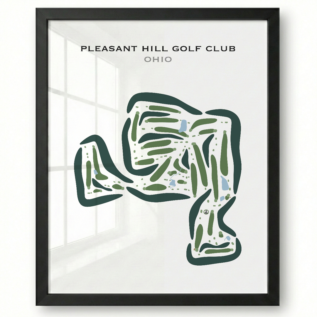 Pleasant Hill Golf Club, Ohio - Printed Golf Courses