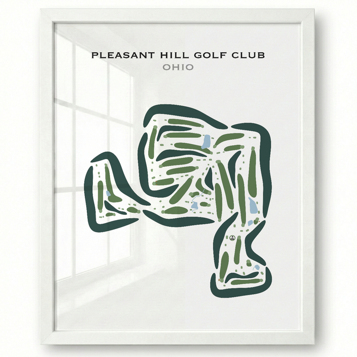 Pleasant Hill Golf Club, Ohio - Printed Golf Courses