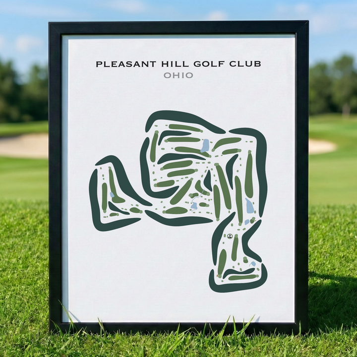 Pleasant Hill Golf Club, Ohio - Printed Golf Courses