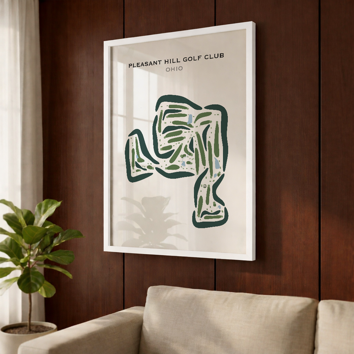 Pleasant Hill Golf Club, Ohio - Printed Golf Courses