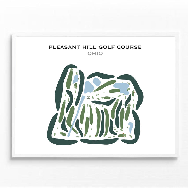 Pleasant Hill Golf Course, Ohio - Printed Golf Courses