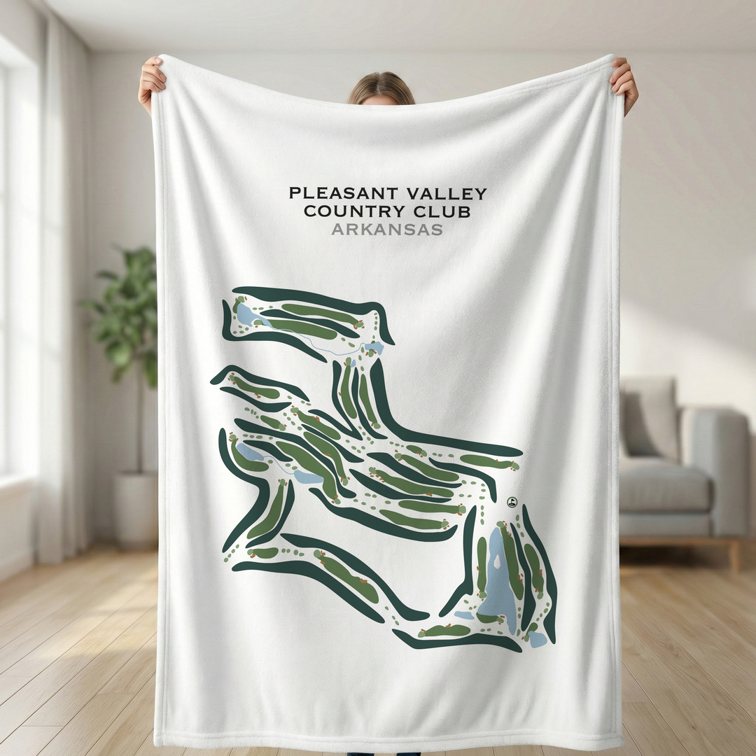 Pleasant Valley Country Club, Arkansas - Printed Golf Courses