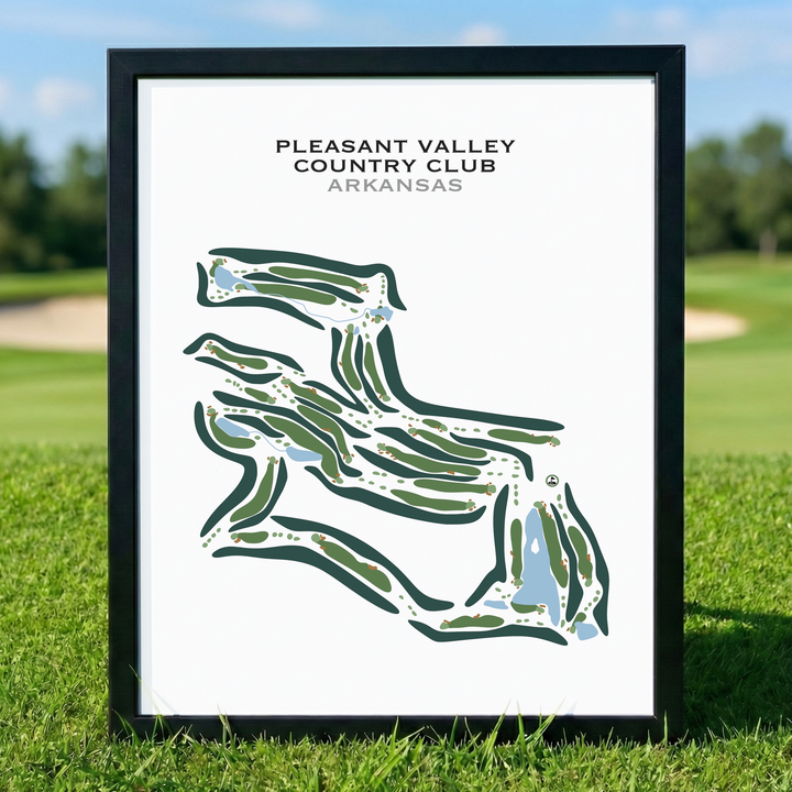 Pleasant Valley Country Club, Arkansas - Printed Golf Courses