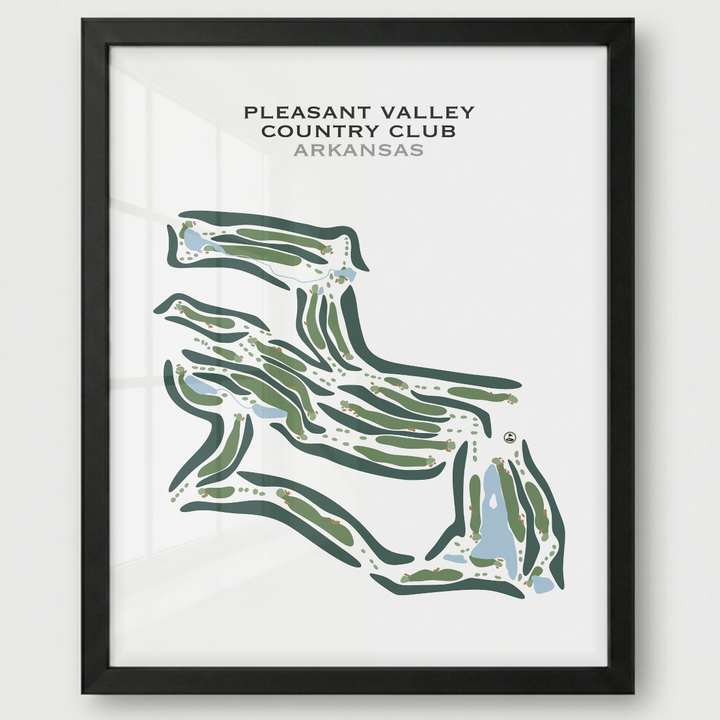 Pleasant Valley Country Club, Arkansas - Printed Golf Courses