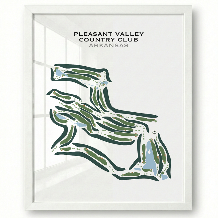 Pleasant Valley Country Club, Arkansas - Printed Golf Courses