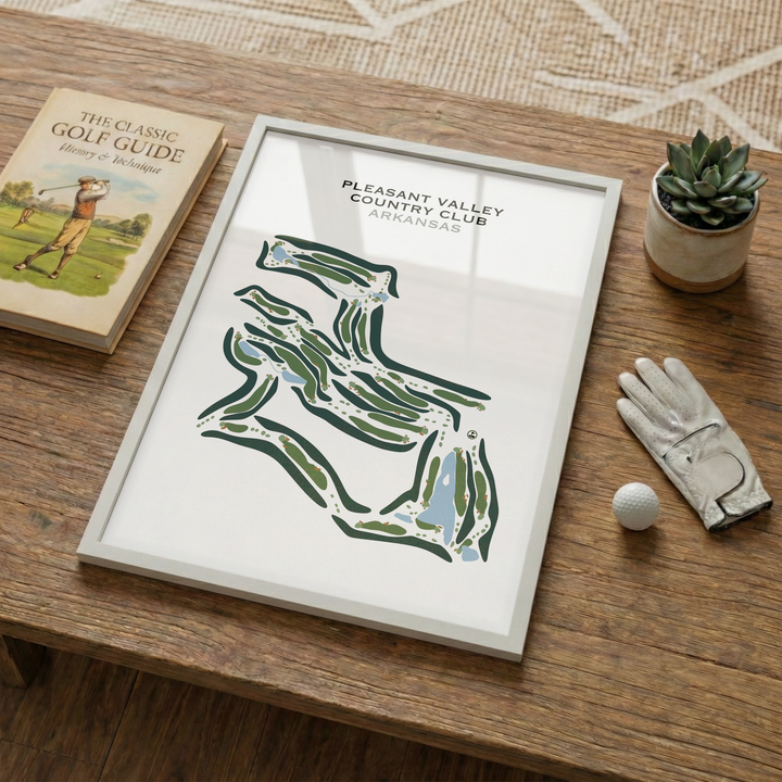 Pleasant Valley Country Club, Arkansas - Printed Golf Courses