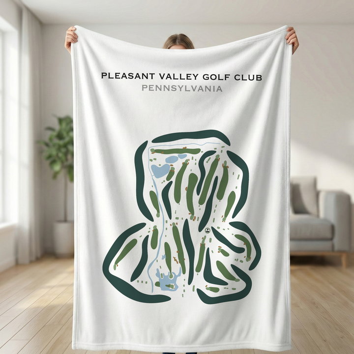 Pleasant Valley Golf Club, Pennsylvania - Printed Golf Courses