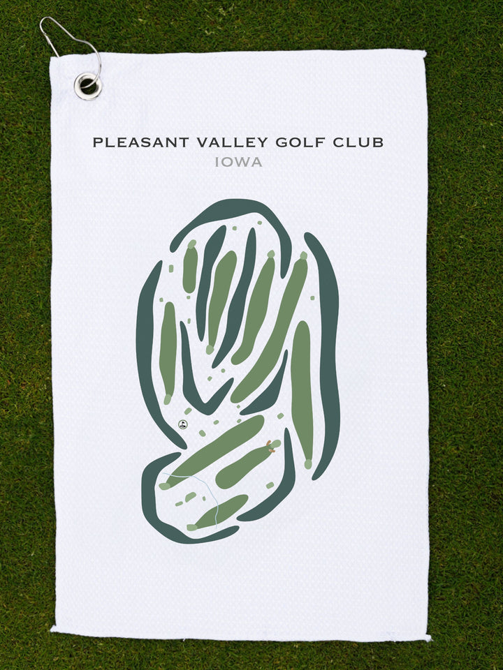 Pleasant Valley Golf Club, Iowa - Printed Golf Courses