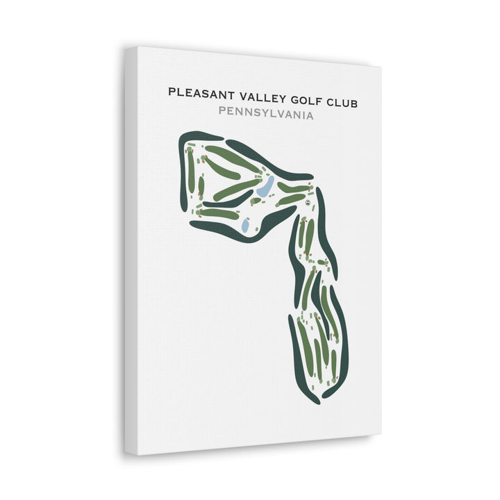 Pleasant Valley Golf Club, Pennsylvania - Printed Golf Course