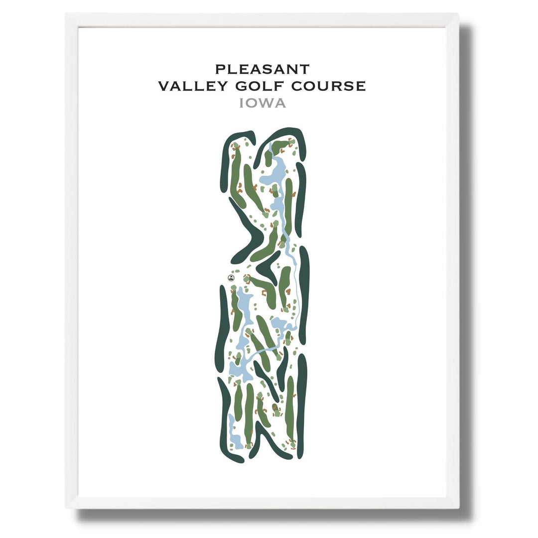 Pleasant Valley Golf Course, Iowa - Golf Course Prints