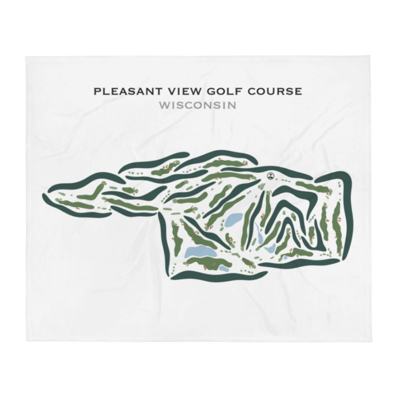 Pleasant View Golf Course, Middleton, Wisconsin - Printed Golf Courses