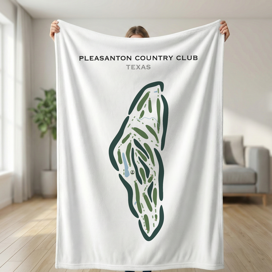 Pleasanton Country Club, Texas - Printed Golf Courses