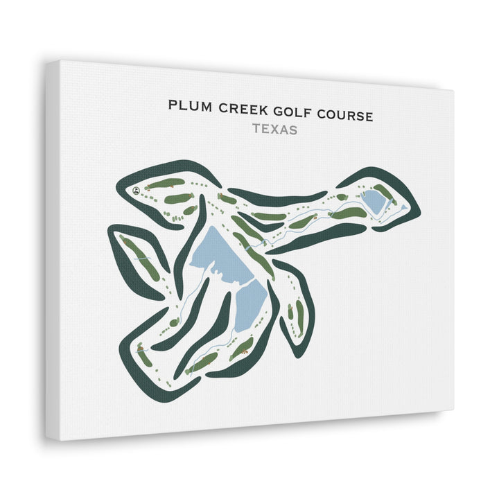 Plum Creek Golf Course, Texas - Printed Golf Courses