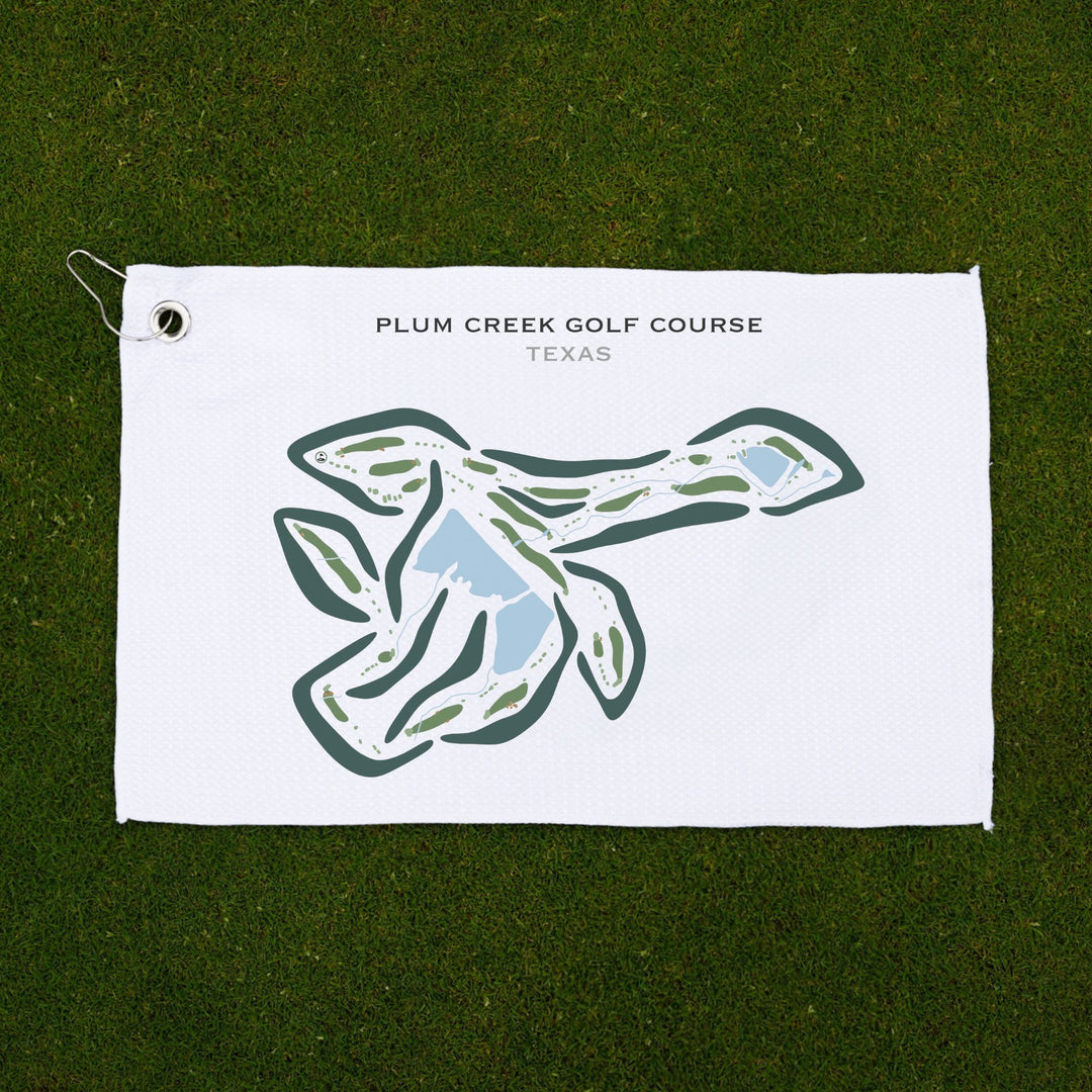 Plum Creek Golf Course, Texas - Printed Golf Courses