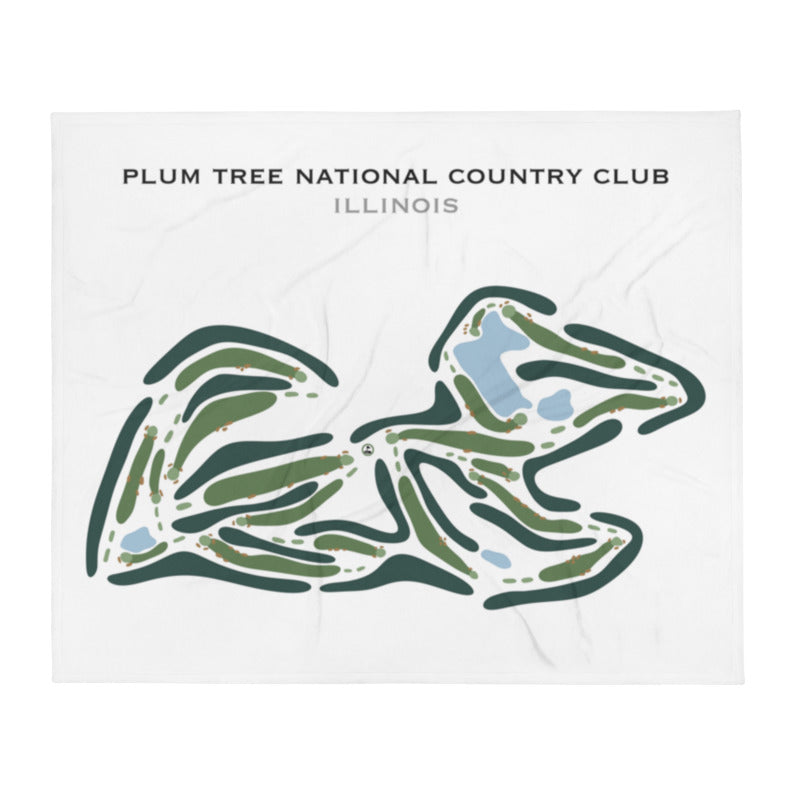 Plum Tree National Golf Club, Illinois - Printed Golf Course