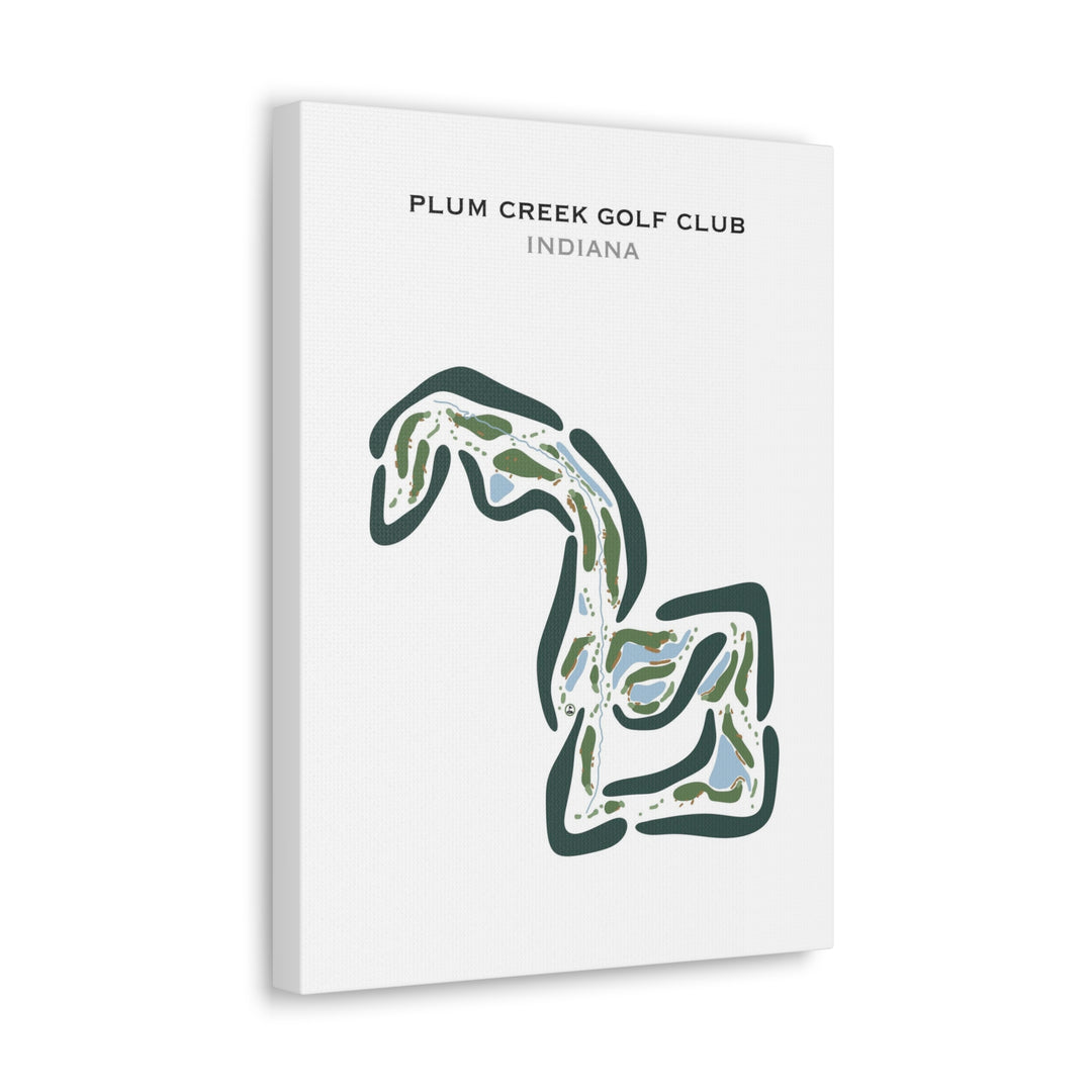 Plum Creek Golf Club, Indiana - Printed Golf Courses