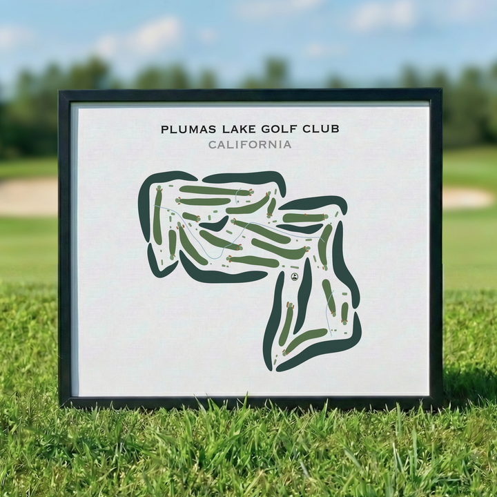 Plumas Lake Golf Club, California - Printed Golf Courses