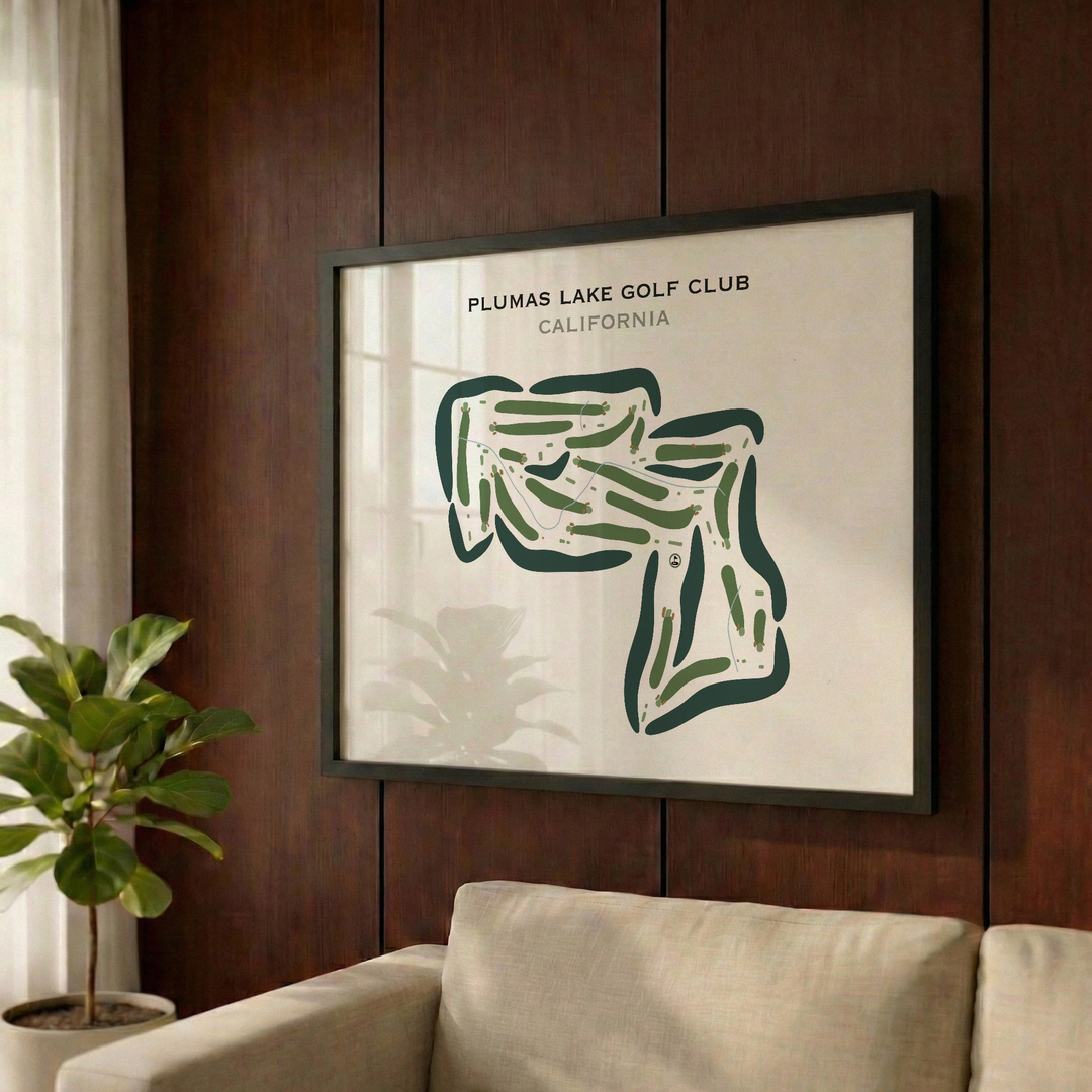 Plumas Lake Golf Club, California - Printed Golf Courses