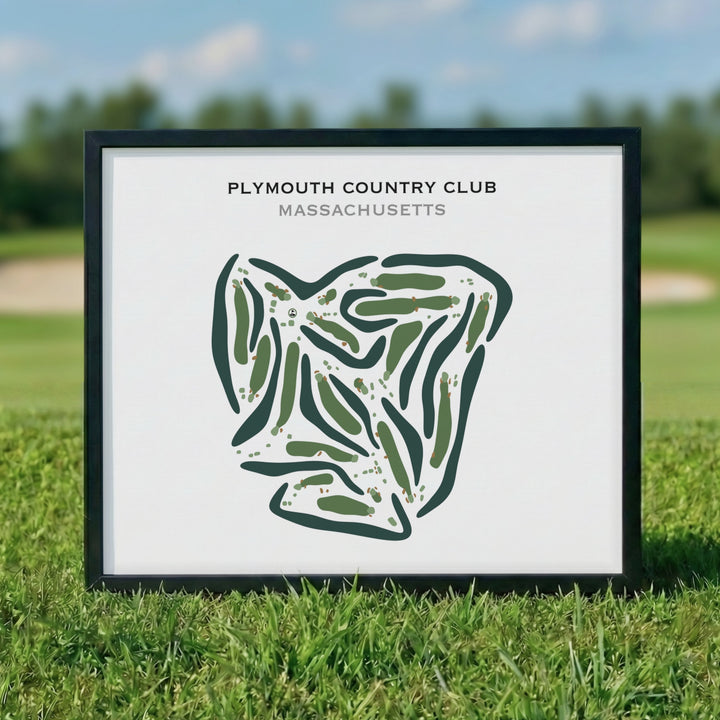 Plymouth Country Club, Massachusetts - Printed Golf Courses