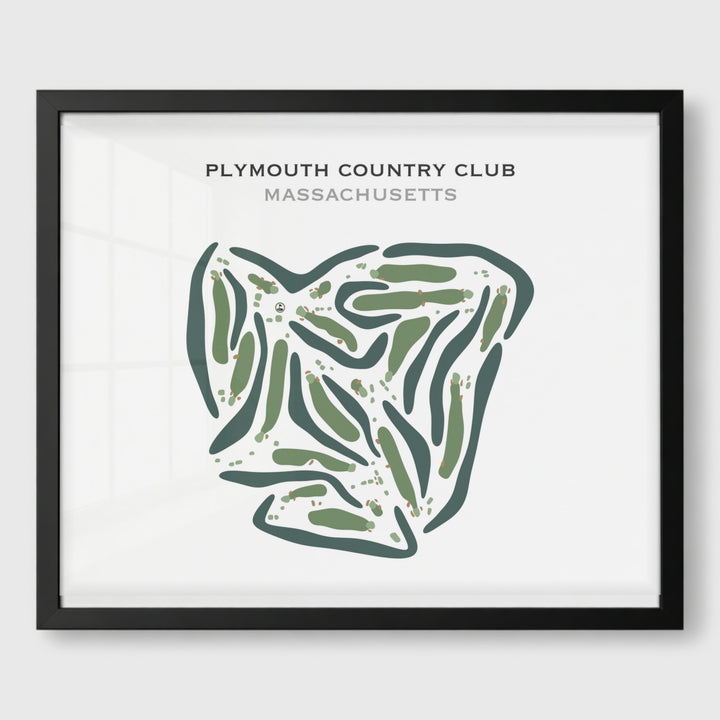 Plymouth Country Club, Massachusetts - Printed Golf Courses