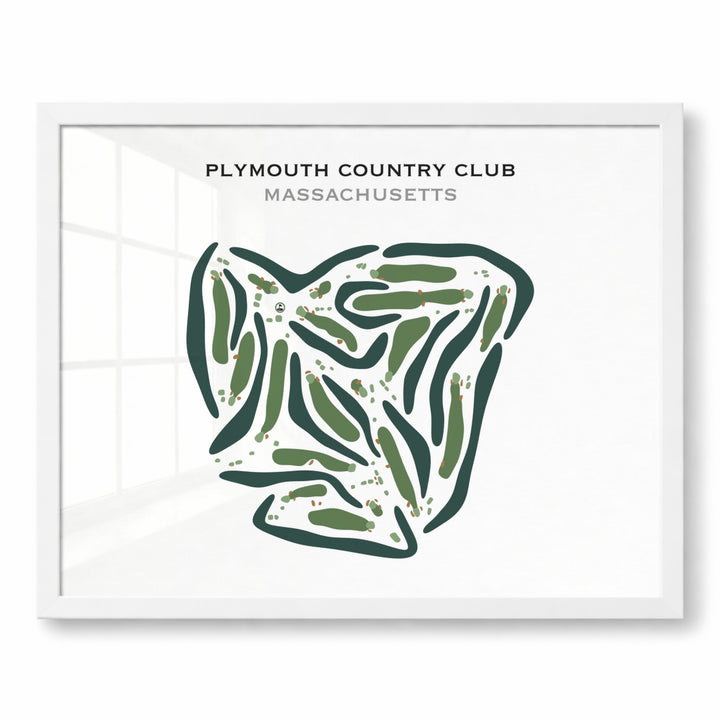 Plymouth Country Club, Massachusetts - Printed Golf Courses