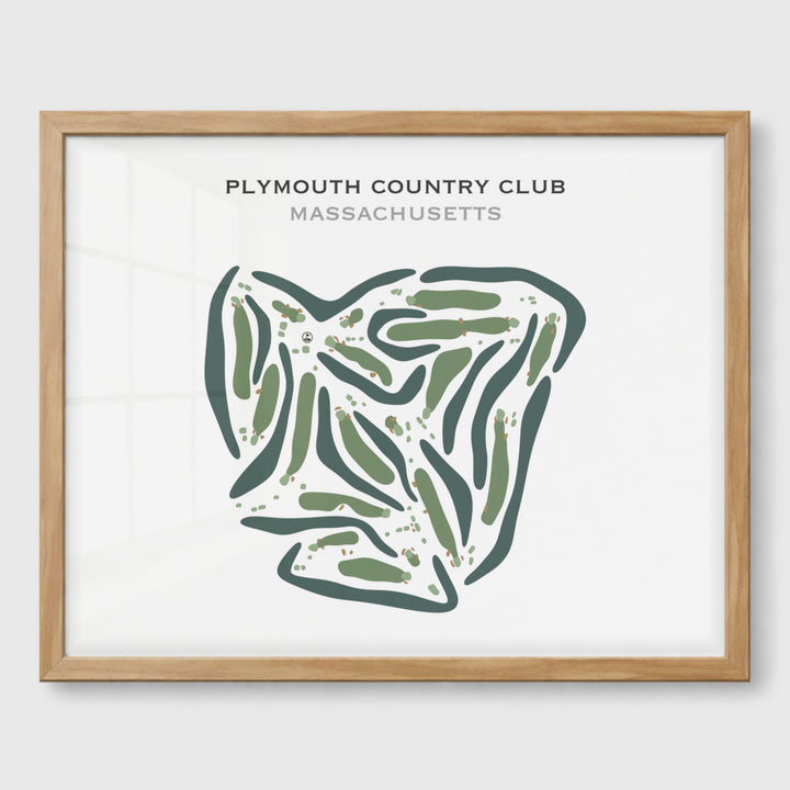 Plymouth Country Club, Massachusetts - Printed Golf Courses