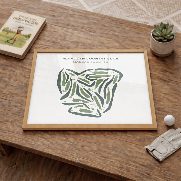 Plymouth Country Club, Massachusetts - Printed Golf Courses