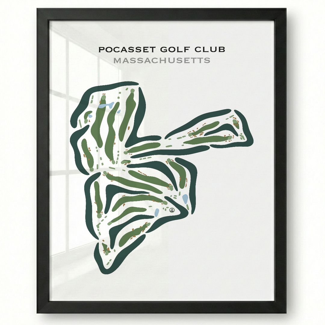 Pocasset Golf Club, Massachusetts - Printed Golf Courses