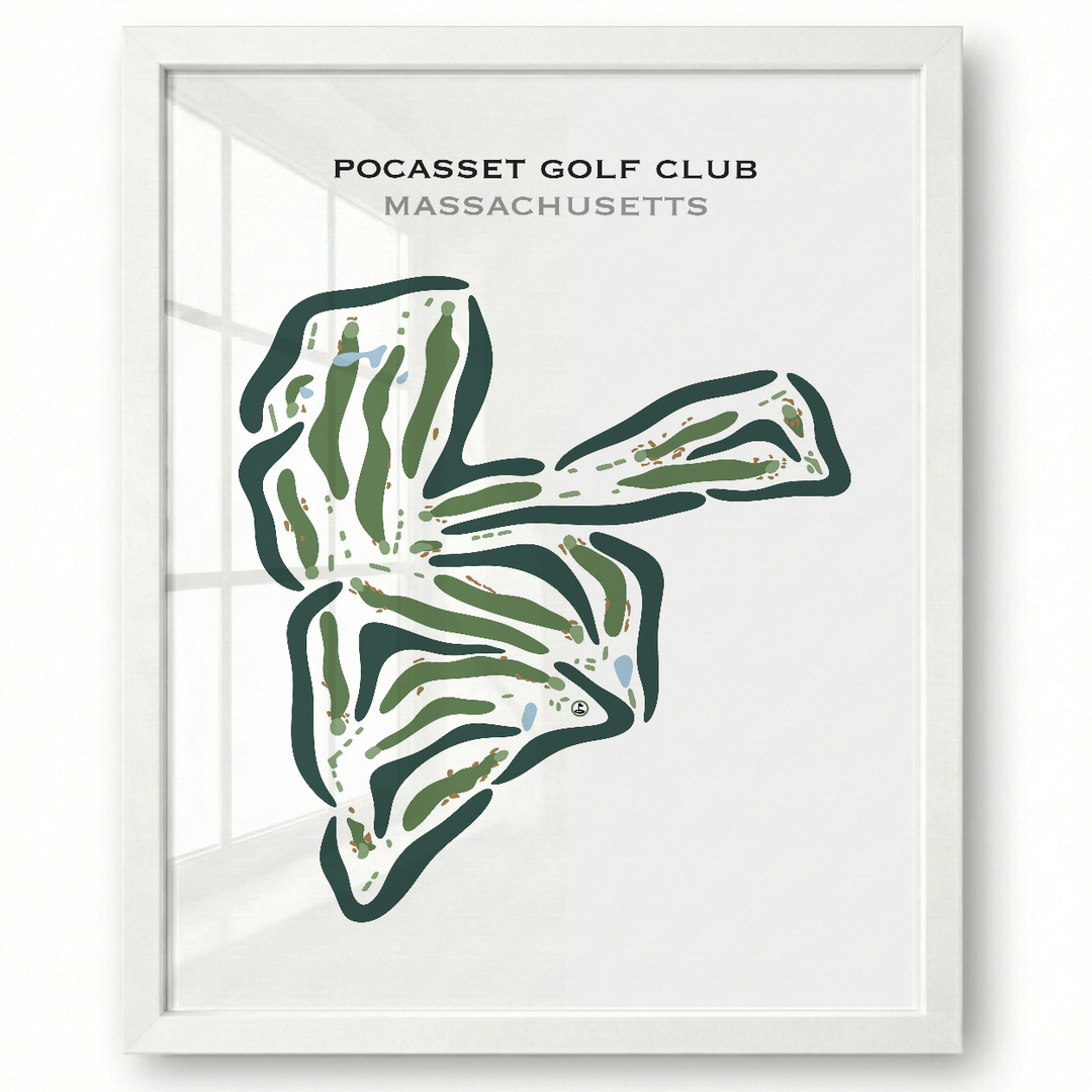 Pocasset Golf Club, Massachusetts - Printed Golf Courses