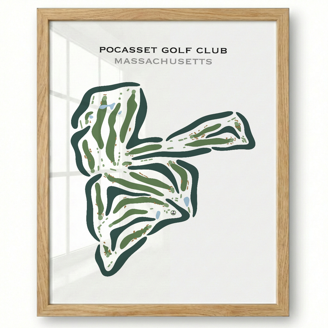 Pocasset Golf Club, Massachusetts - Printed Golf Courses