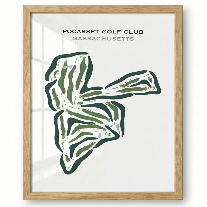 Pocasset Golf Club, Massachusetts - Printed Golf Courses