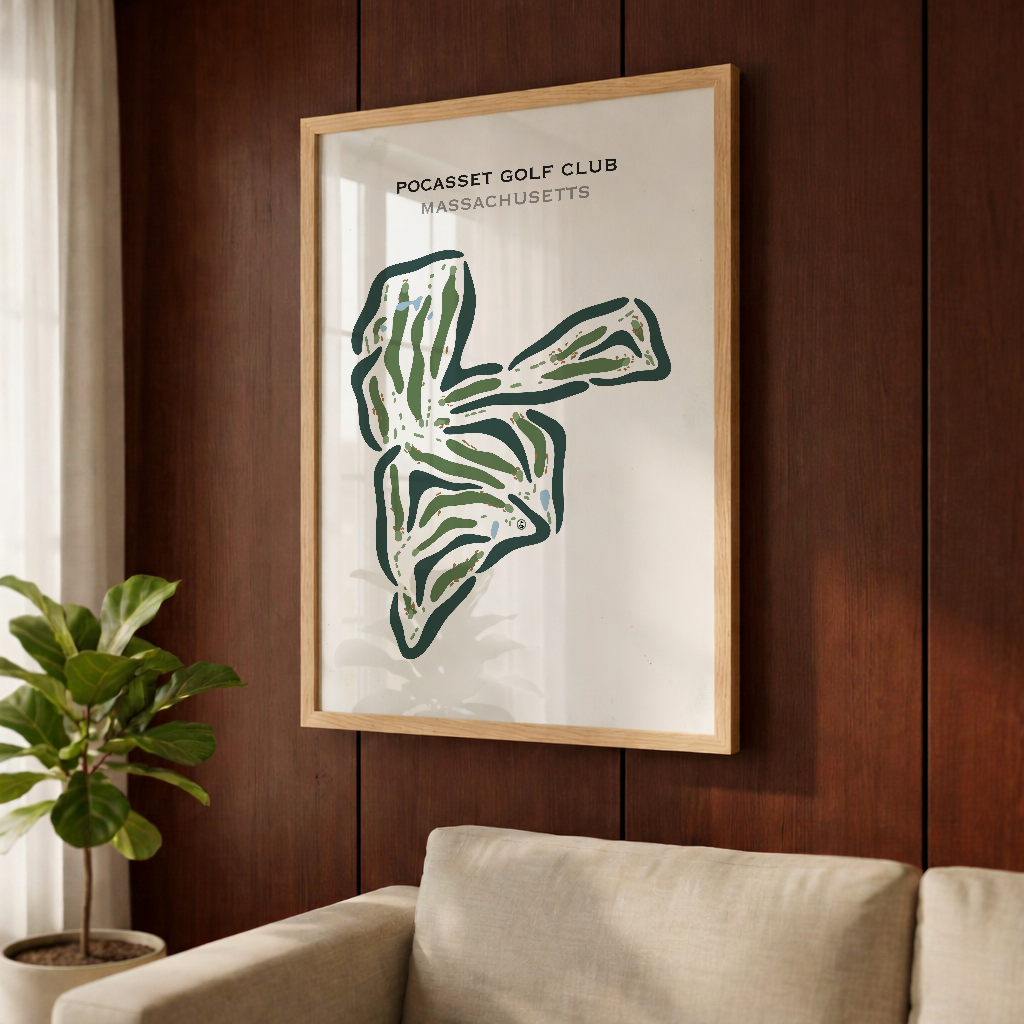 Pocasset Golf Club, Massachusetts - Printed Golf Courses