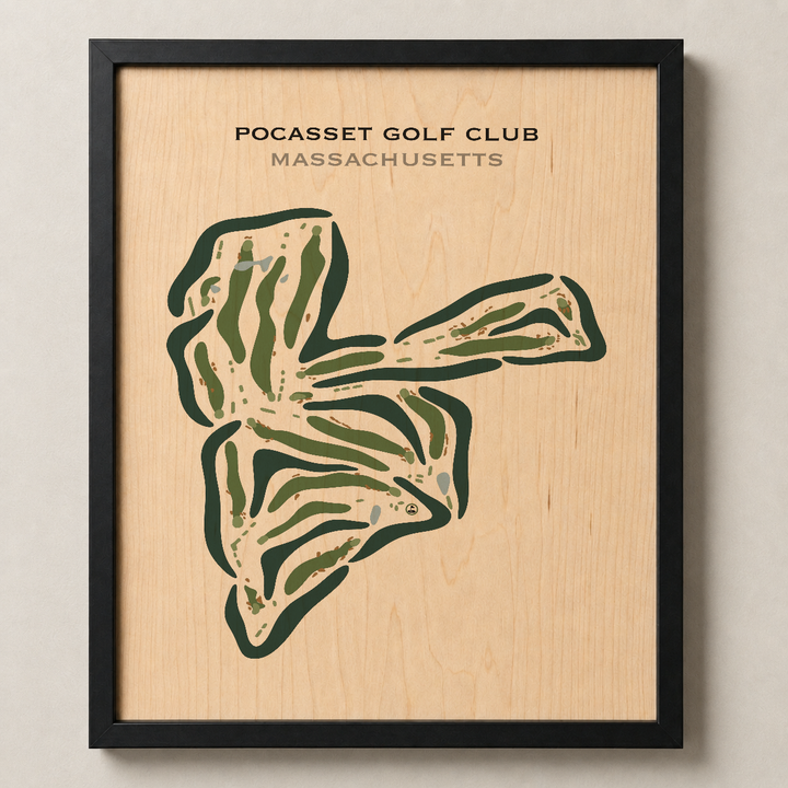 Pocasset Golf Club, Massachusetts - Printed Golf Courses