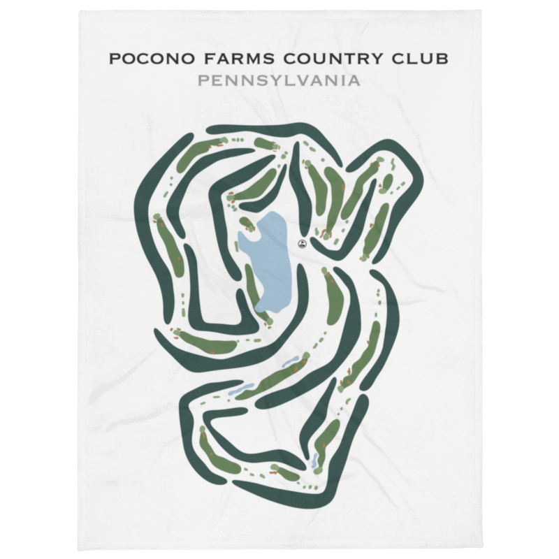 Pocono Farms Country Club, Pennsylvania - Printed Golf Courses