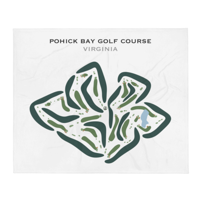 Pohick Bay Golf Course, Virginia - Printed Golf Courses