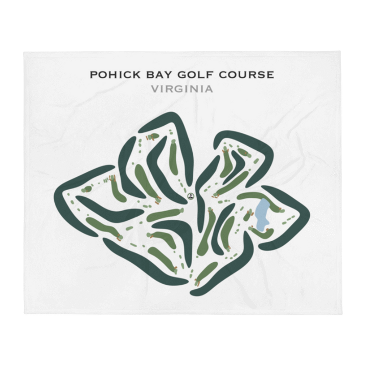 Pohick Bay Golf Course, Virginia - Printed Golf Courses