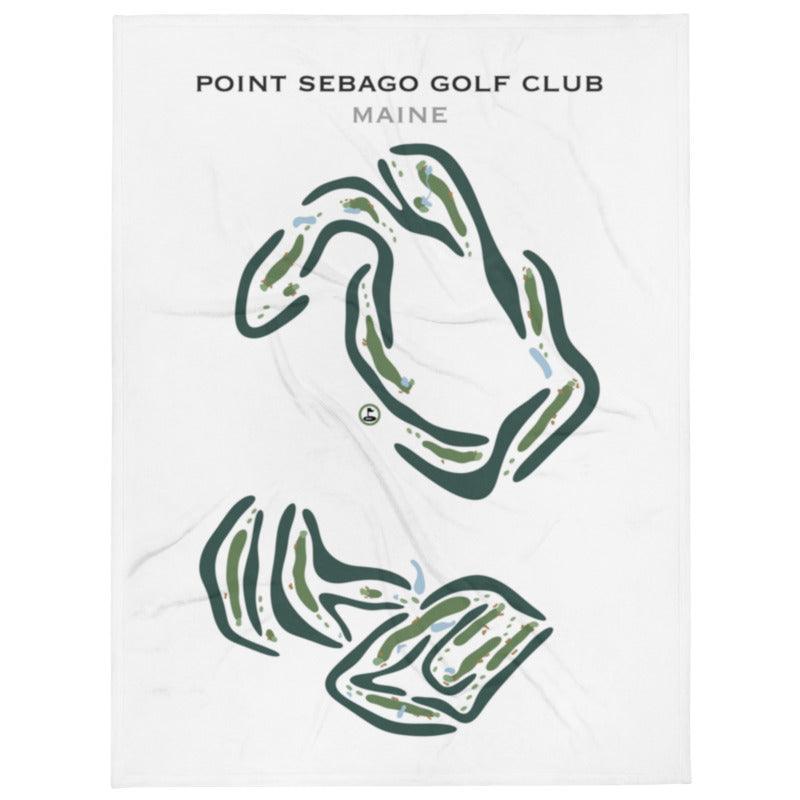 Point Sebago Golf Club, Maine - Printed Golf Courses - Golf Course Prints