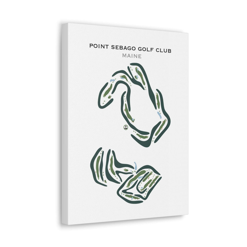 Point Sebago Golf Club, Maine - Printed Golf Courses - Golf Course Prints
