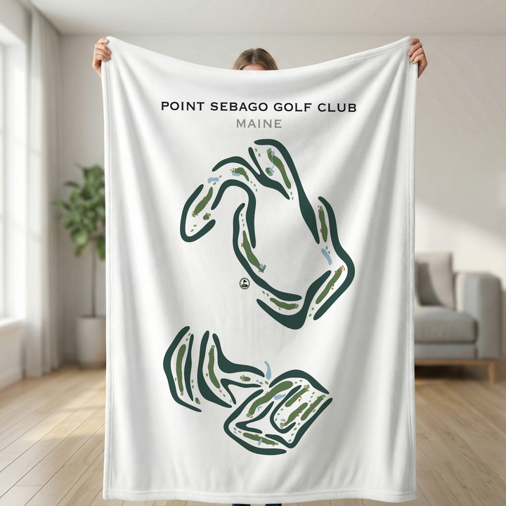 Point Sebago Golf Club, Maine - Printed Golf Courses