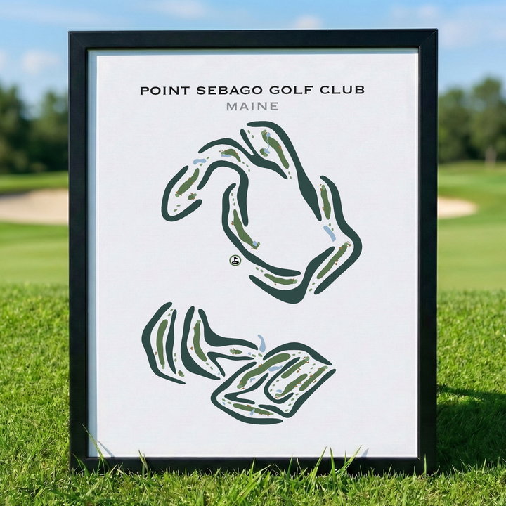 Point Sebago Golf Club, Maine - Printed Golf Courses