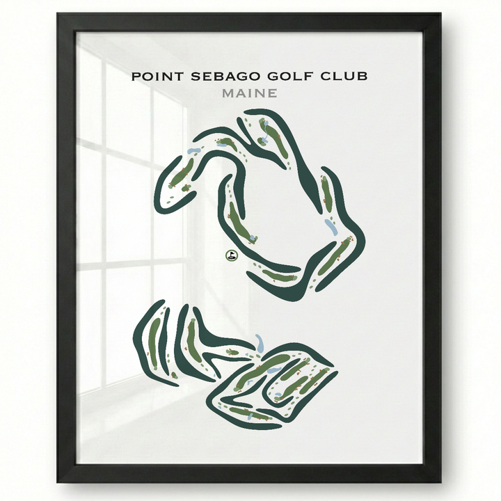 Point Sebago Golf Club, Maine - Printed Golf Courses