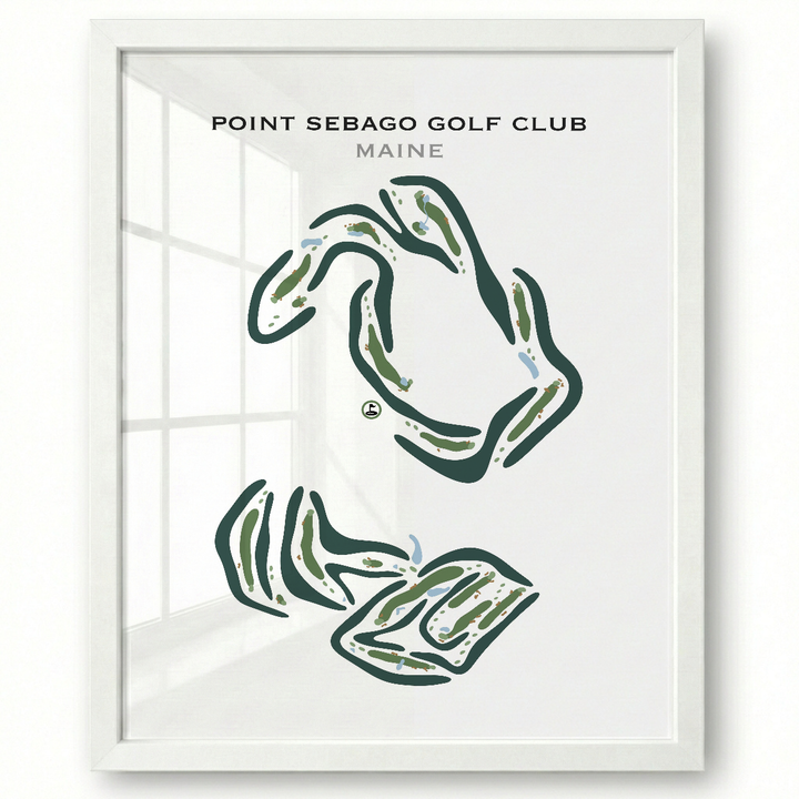 Point Sebago Golf Club, Maine - Printed Golf Courses