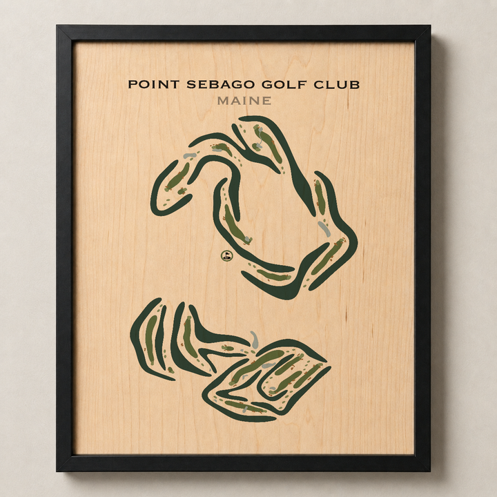 Point Sebago Golf Club, Maine - Printed Golf Courses