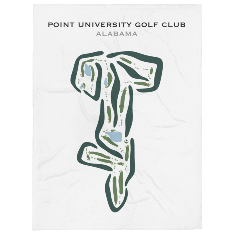 Point University Golf Club, Alabama - Printed Golf Courses