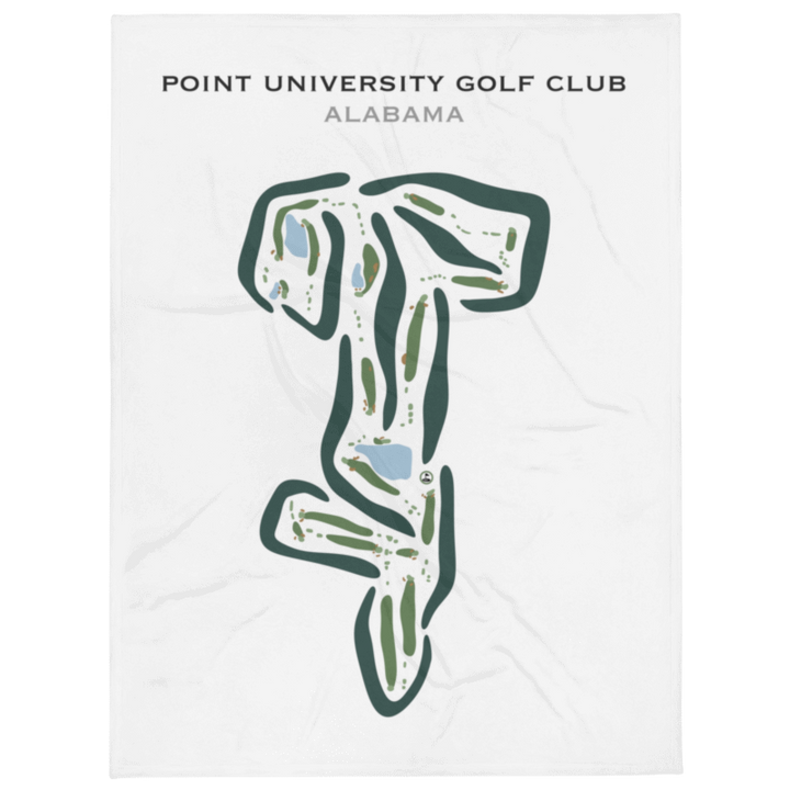 Point University Golf Club, Alabama - Printed Golf Courses