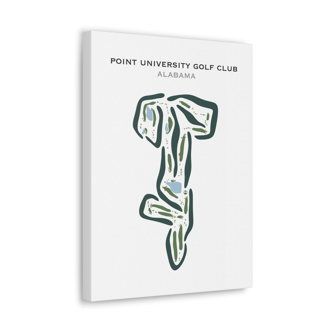 Point University Golf Club, Alabama - Printed Golf Courses