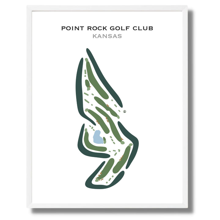 Point Rock Golf Club, Kansas - Printed Golf Courses