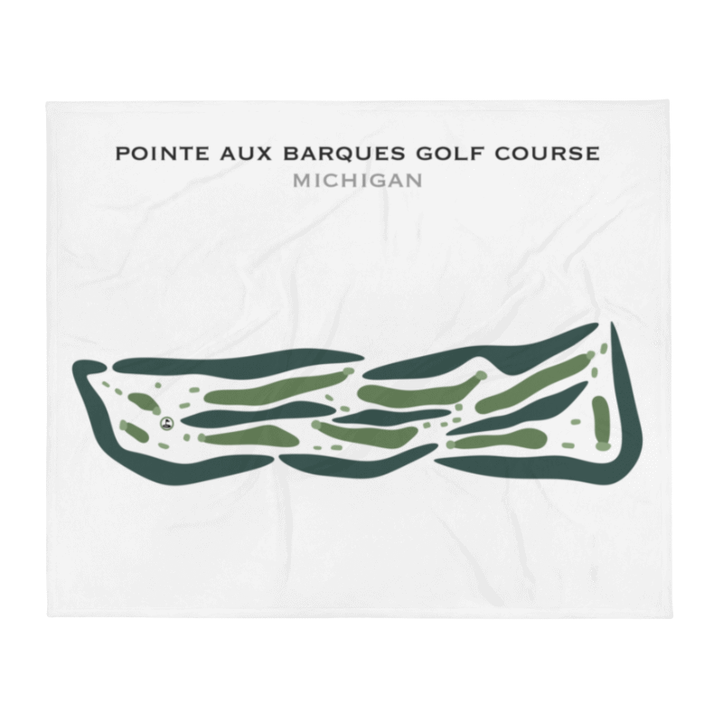 Pointe Aux Barques Golf Club, Michigan - Printed Golf Courses